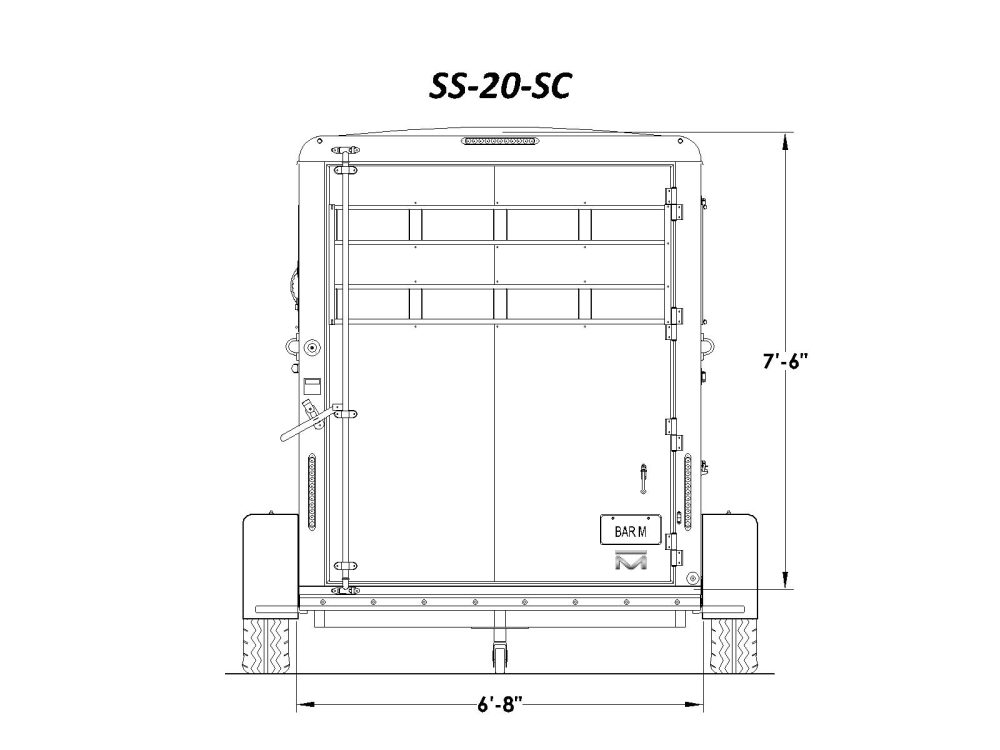 SS-20-SC Spec Drawing