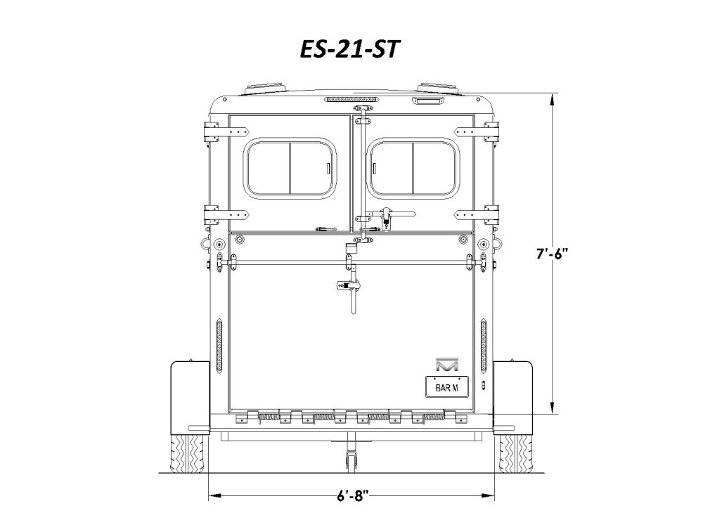 ES-ST-21 rear spec drawing